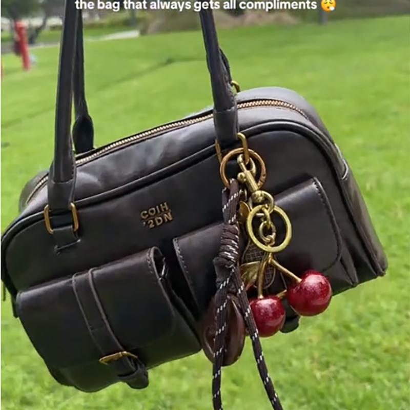 Korean Retro Multi Pocket Armpit Bag 2026 New High-end Pu Leather Fashi Large Capacity Commuting Handbag Women's Shoulder Bag