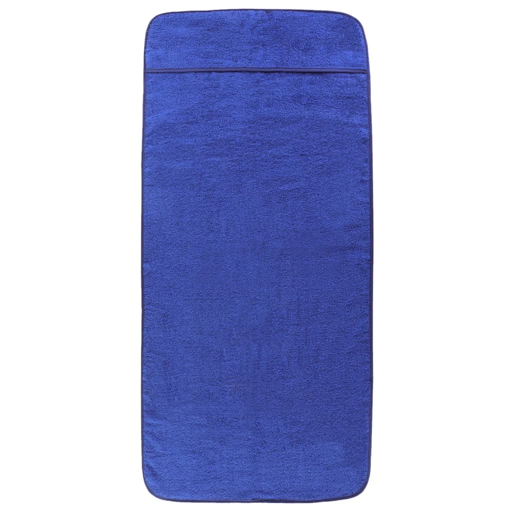 Vidaxl Ręczniki Plażowe, 6 Szt., Niebieskie, 60X135 Cm, 400 G/M²