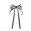 Vintage Fabric Lace Bow Brooches for Women Pearl Ribbon Bowknot Shirt Collar Pin Wedding Party Fashion Badge Jewelry Accessories