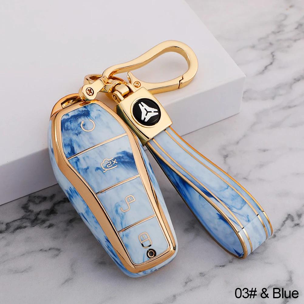 4 Buttons Tpu Car Key Case For Byd Atto 3 Han Ev Dolphin Qingdaoplusdmi Remote Control Protect Cover Auto Accessories