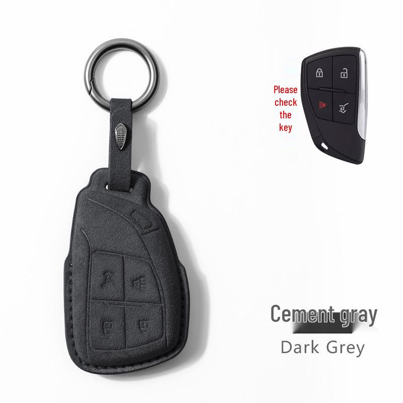 Buick Envision 2023 Suede Key Case for Men & Women - High-End Bag Shell with Buckle