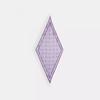 Coach Signature Silk Diamond Scarf Violet Mist