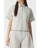 Koolongseupocheu Women'S Daypack Crop Short Sleeve Shirt Tvscm26692Lbe