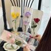 10pcs/set Transparent Bouquet Wrapping Bags Romantic Rose Packaging Sleeve  Mother's Day