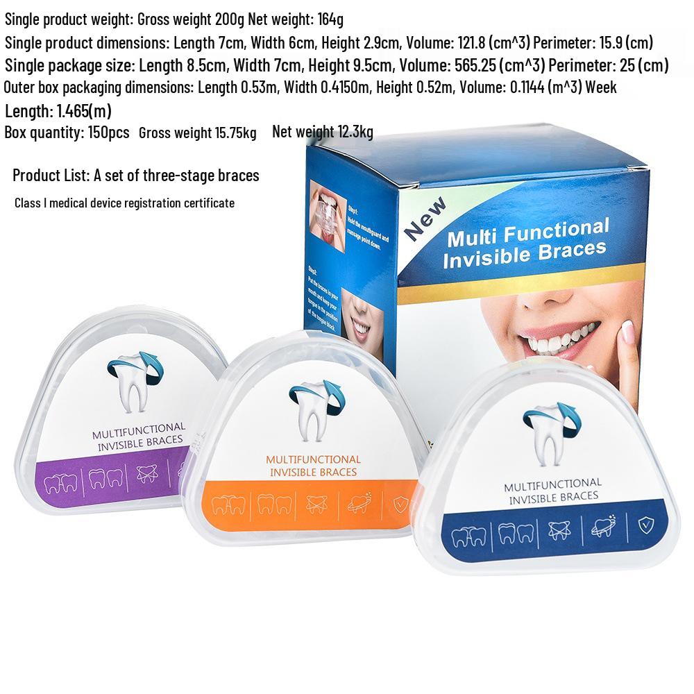 

TPE Transparent Soft Elastic Mouthguard: Anti-Grinding Teeth Protector & Portable Orthodontic Brace.