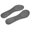 2 Pairs Women High Heeled Shoes Non slip Insoles Elastic Shock Absorption Foot Pad(Black )