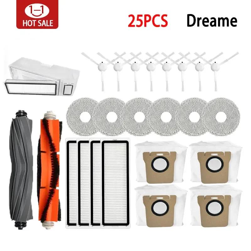 For XIAOMI Mijia Omni 1S B101CN  B116 X10+ Accesories Dreame L10s Ultra / S10 Pro Main Side Brush Hepa Filter Mop Dust Bag Parts