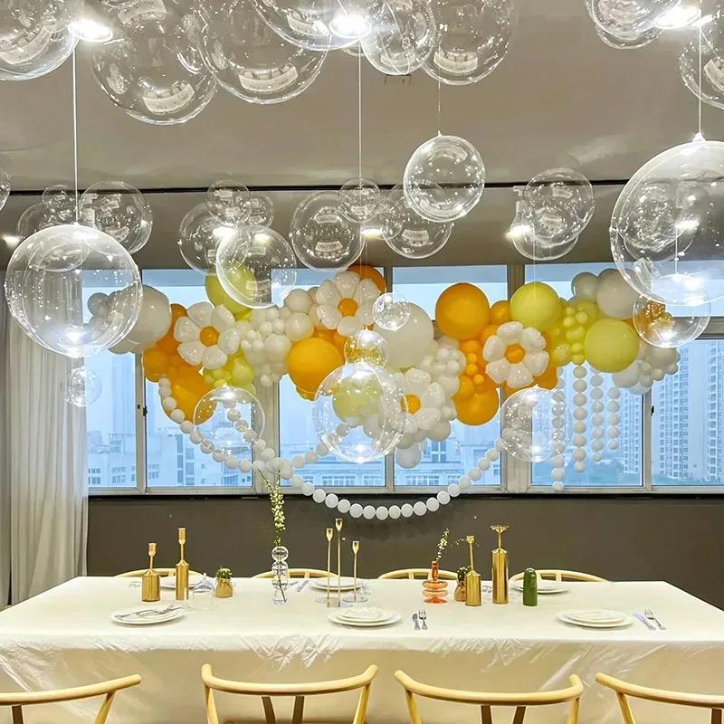 40pcs 8/10/12inch Bobo Balloon Transparent Helium-Inflatable Clear Bubble for Wedding Birthday Party Decoration Helium Ballon