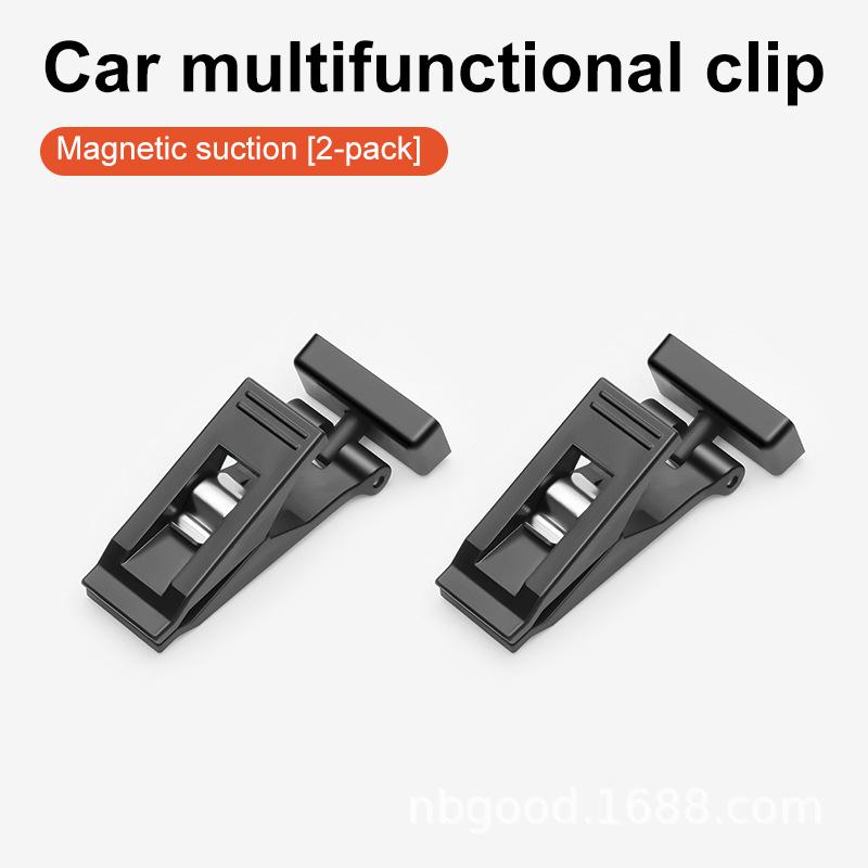 Storage Clips Car Interior Window Clip Removeable Bill Card Clamp Holder Ticket Fastener Sunshade Clips Car Interior Accessories