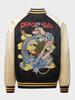 Huaxia Junpin Men's Dragon Ball Embroidered Baseball Jacket - Chinese Style Casual Outerwear A054