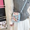 Niche design cherry small square bag new women's bag fashionable versatile popular small square bag shoulder bag messenger bag