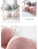 Ultra-Thick 8CM Cup Anti-Sagging Bra for Small Chest - Women's Gathered & Adjustable Design
