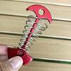 Tragbare Deckanker Heringe Fischgräten Zeltnägel Federclips Windseilanker Zeltnagel für Outdoor Camping Wandern