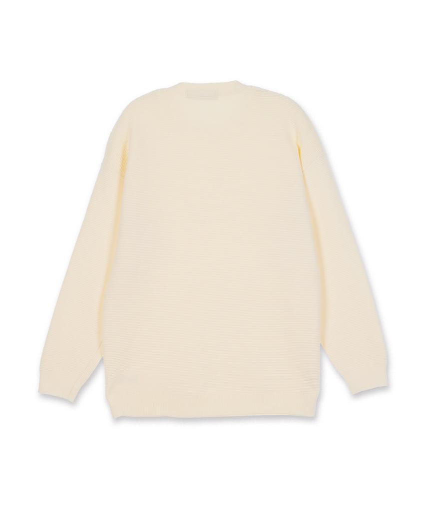 MAKEITTO Daily Viscose Crewneck Knit_Cream