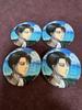 [USED] Attack On Titan Karaoke Iron Man Levi Can Badge
