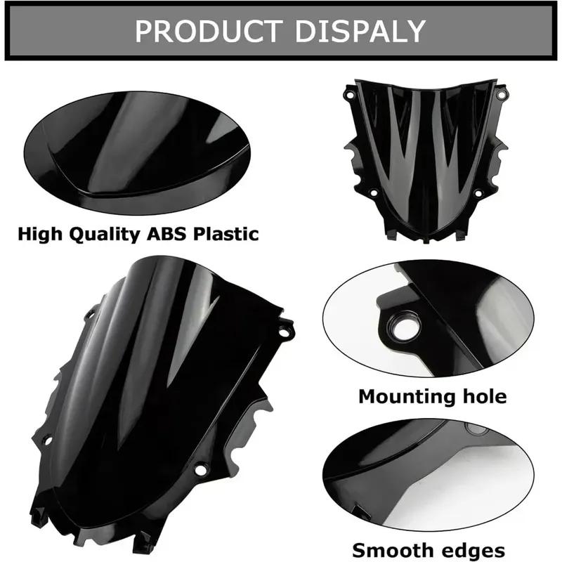 Motorcycle Windshield Windscreen Double Bubble for Yamaha YZF R3 R25      Front Windshield Wind Deflector