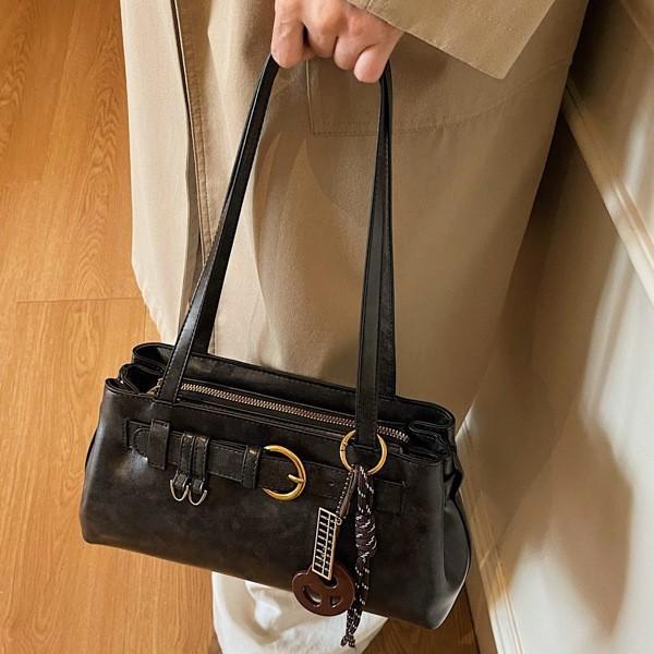 Koreanisches Nischen-Design 2025 neue Mode einfache lässige Umhängetasche große Kapazität hochwertige Handtasche für Pendler