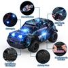 Remote Control Off Road RC Car for Kids - Cool Light Up 1/24 Scale Hobby Truck Race Car Toy Gifts for 3-8 Year Old Boys