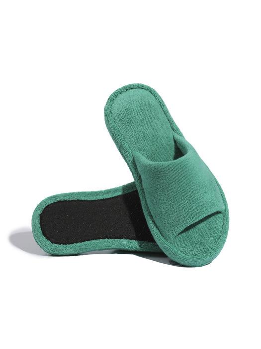 

REMY-J [Remy J] Pretty Indoor Slippers, Office Living Room Slippers, Noise-Reducing Color Slippers, Cushion Room Shoes (+Dust Bag, Gift Wrapping) Kus (Emerald) L (Men s)
