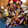 Anime S-Shaman K-King Throw Flannel Blanket Suitable for Sofas Beds Offices Travel, Camping Chairs
