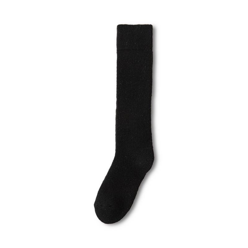 Men's Thick Wool Socks - Warm, Long, High-Top, Plus Velvet for Autumn/Winter
