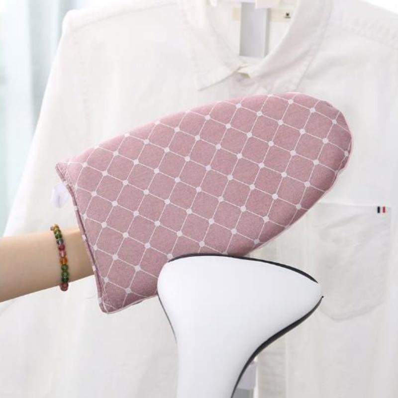 Mini Handheld Ironing Board Portable Household Heat Resistant Garment Steamer Ironing Gloves for Clothes