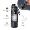 SANTECO 710ml Water Bottle with a Celestial Constellation Design, Insulates Hot and Cold Water, Vacuum Insulated, Stainless Steel Thermos Bottle with