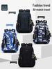 Men's Camouflage Schoolbag: Junior & High School Decompression Backpack with Spine Protection and Large Capacity for Outdoor Leisure.
