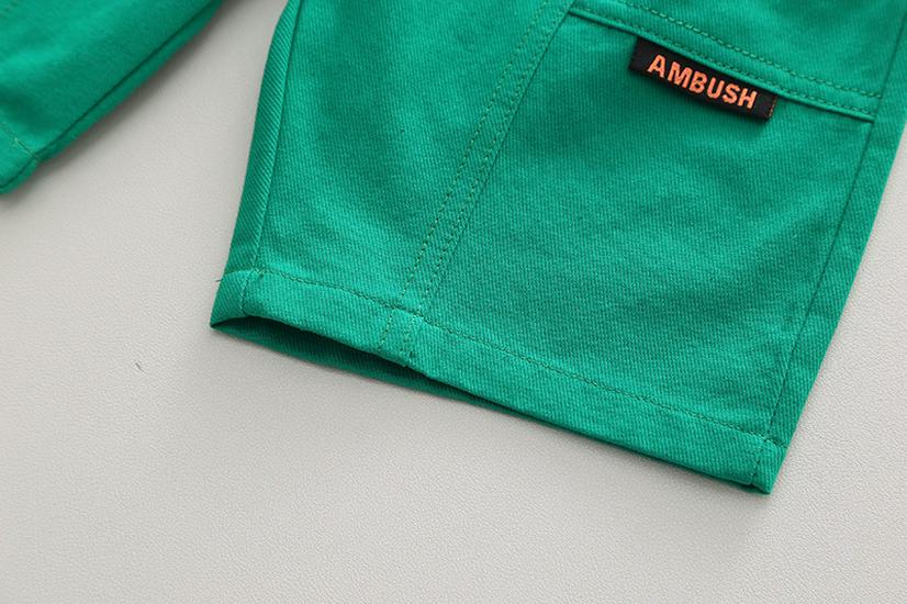 Boys' Summer 2026 Polo Shirt & Shorts Set: Striped Two-Piece for Toddlers and Kids