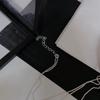 Minimalist Geometric Glossy Pendant Necklace - Simple Design, Light Luxury, High-End Feel Accessory.