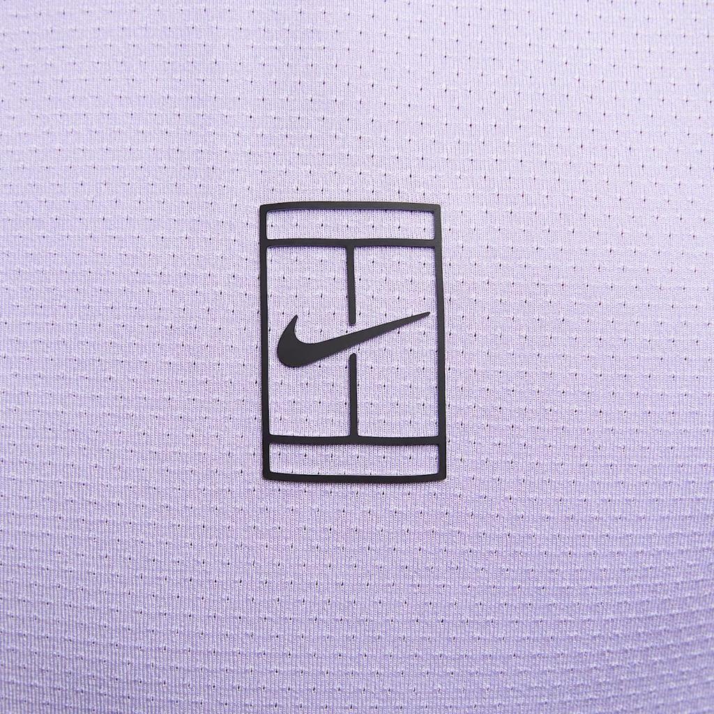 Nike Men's Dri-FIT Sport Short Sleeve Polo Shirt Purple FZ6908-515