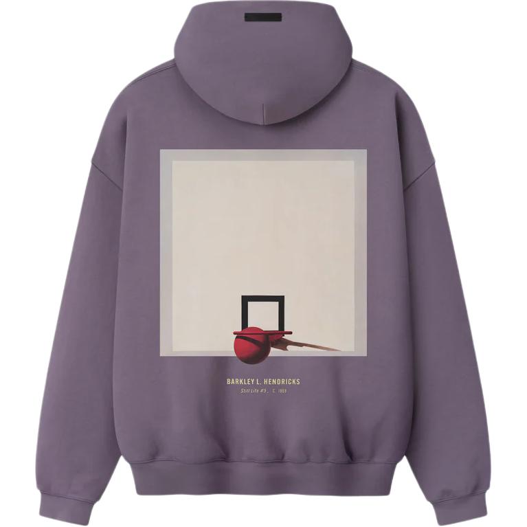 Fear of God Essentials Lakers x Barkley Hendricks 90s Hoodie Cadet Women Tops Brown 192BH266905F