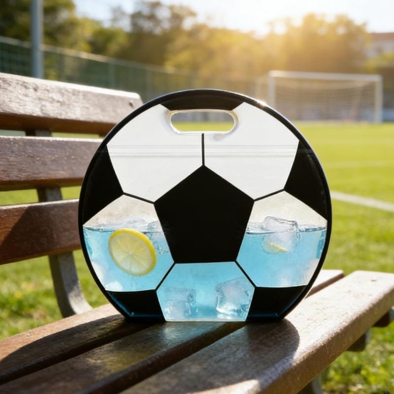24Pcs Sports Themed Gift Bags With Handle Waterproof Clear Plastic Candy Chocolate Holder Bag for Candies Small Toy P9YB