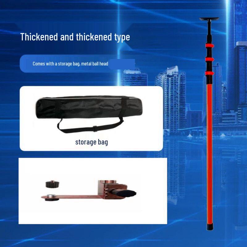 Telescopic Infrared Leveling Rod Support Bracket for Woodworking and Ceiling