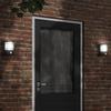 VidaXL Outdoor Wall Light with Sensor Black Stainless Steel, Outdoor Wall Lighting, Garden Wall Lamp, 4006300