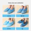Maryya Thickened Disposable Shoe Covers, 100-Count (One Size)
