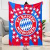 Bayern Munich Blanket Warmthful Decor Great for Bed Seaside Bedding Four Seasons Multipurpose Modern Style Gift for Travel Home Birthdays