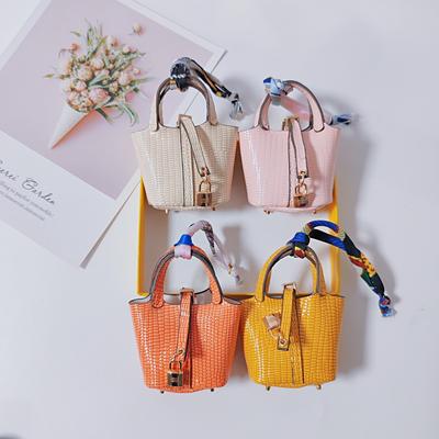 Mini Leinen Kopfhörertasche Exquisiter Auto Schlüsselanhänger Anhänger Reizende Kleine Geldbörse Kreativer Kopfhörer Etui Anhänger Produkt