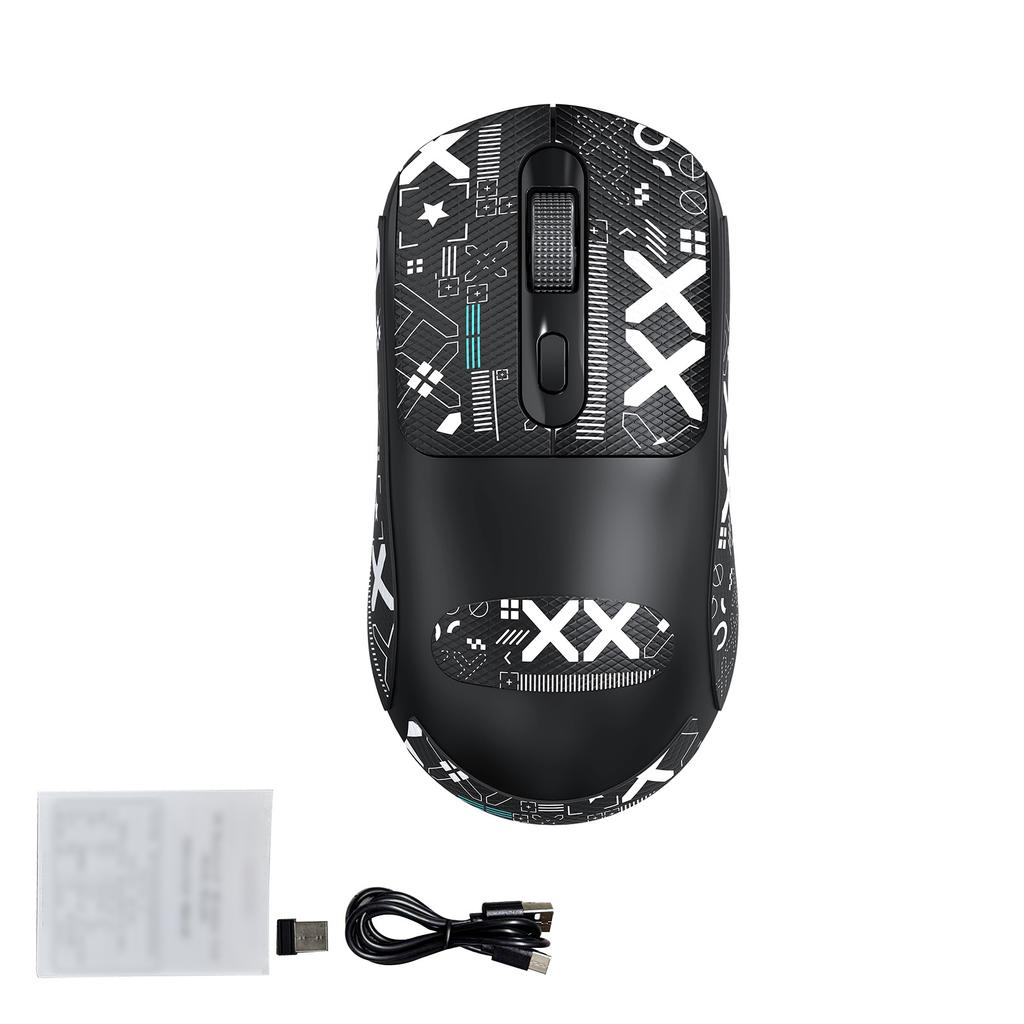 X8 Dual Mode Wireless Mouse with 500mAh Rechargeable Battery Gaming Mouse Black