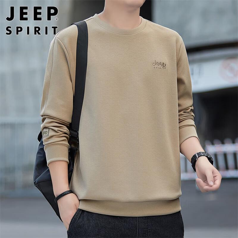 

JEEP SPIRIT Men s Crewneck Long-Sleeve Sweatshirt XL
