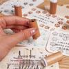 Paw Paw Series: RetroStory Cartoon Animal Wooden Stamp