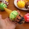 PU Slow Rebound Double-Layer Ice Cream Model Refrigerator Magnets & Props.