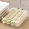 Caixa de Armazenamento de Dumpling de Plástico Selada Caixa para Ovos Congelados Recipiente Prático para Armazenamento de Alimentos Cozinha