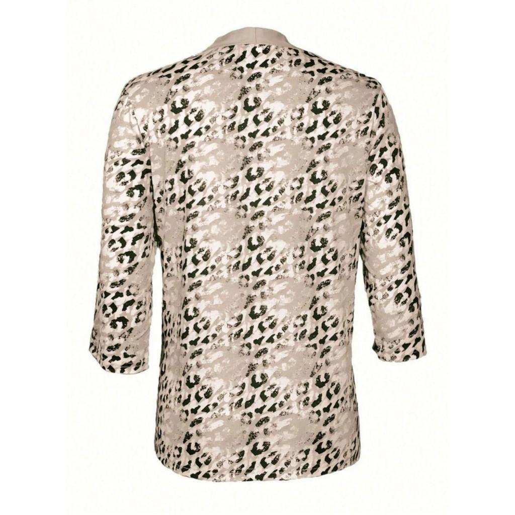 Nouă colecție de toamnă pentru femei: Cardigan cu imprimeu digital, fals 2 în 1, tricou pentru modă de agrement