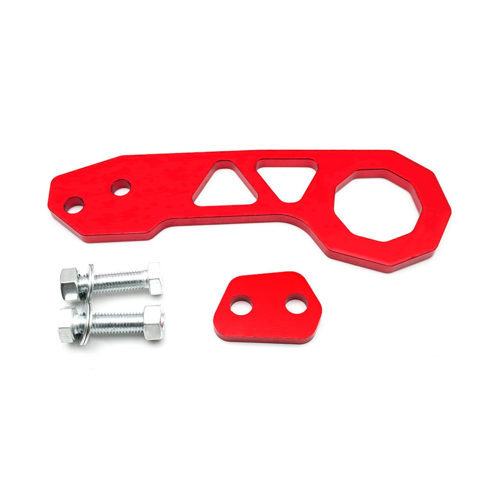 

y1gd Aluminum Alloy Car Rear Bumper Tow Strap With Towing Hook For Emergencys Outdoor Enthusiasts Driver One Size
