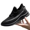 Herrenschuhe Freizeit-Schuhe Herren vielseitige Sportschuhe Herrenschuhe Fly-Knit atmungsaktive Mesh-Stoffschuhe