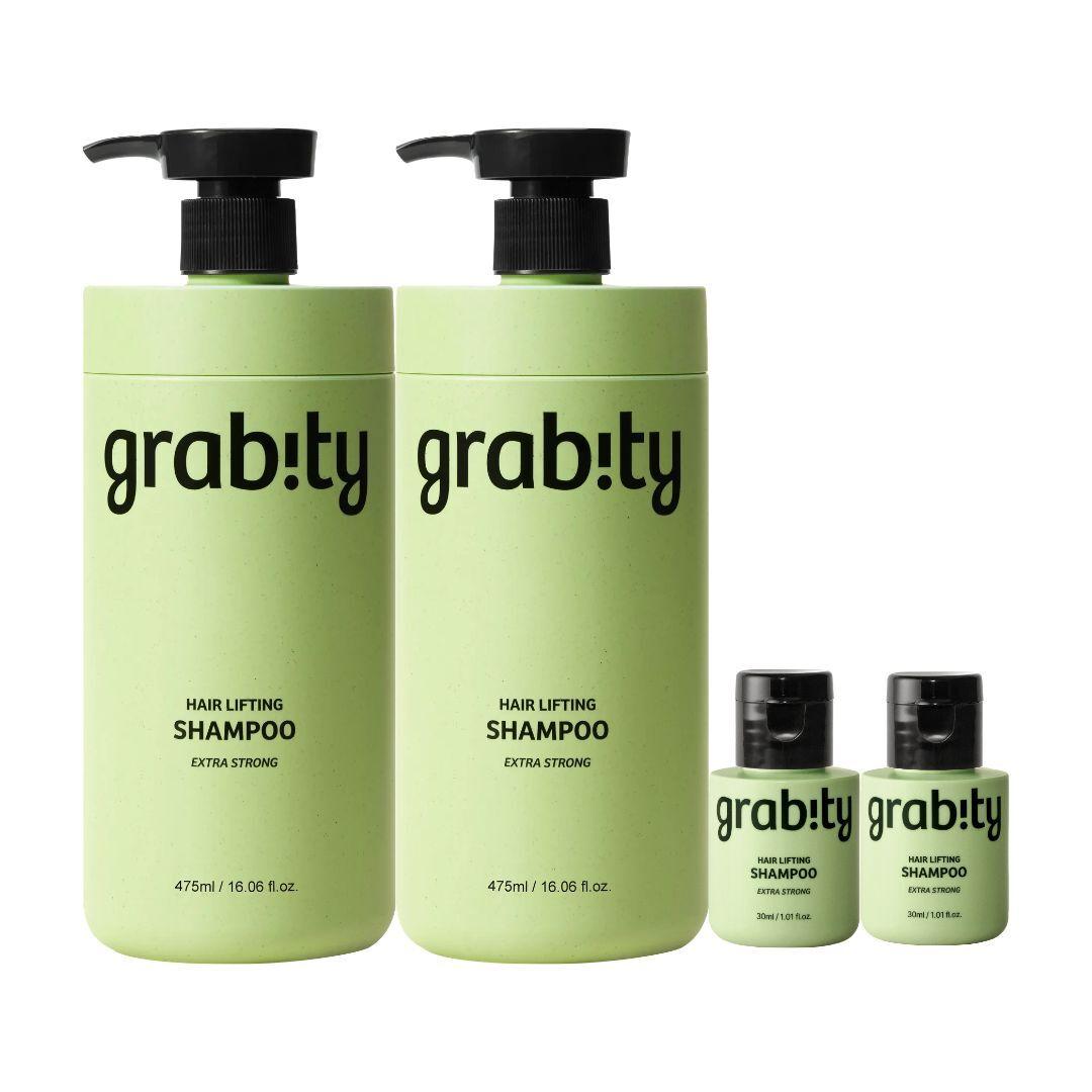 Hair Lifting Shampoo Extra Strong Floral Scent 475ml x 2 (Free: 2 Mini 30ml)