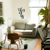 'This Is Us' Wrought Iron Elegant Metal Artwork Wall Stickers for Personalized Home Décor and Inspirational Quotes
