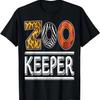 Zookeeper Safari Costume Adult Kids Animal Print Zoo Keeper T-Shirt,100% Cotton