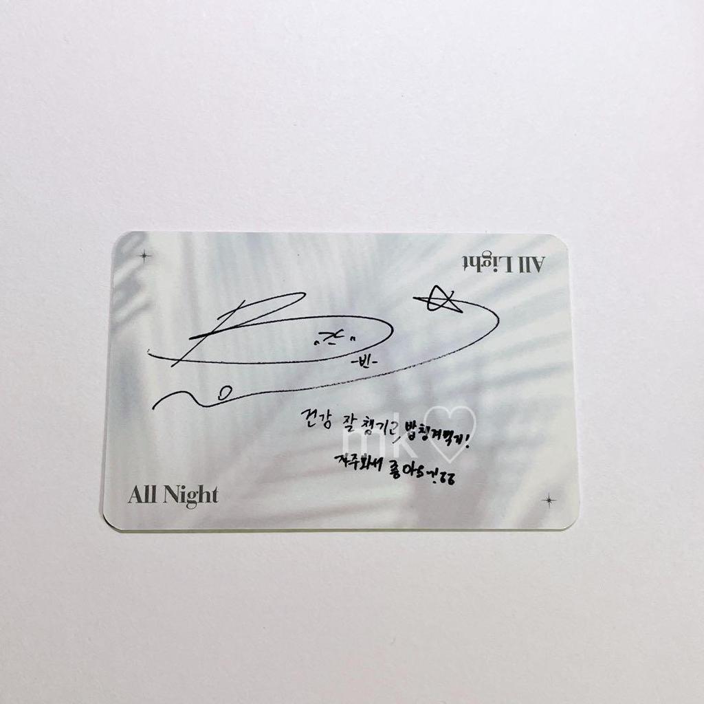 [USED] ASTRO Moonbin All Light Korea Sanok Limited Trading Card